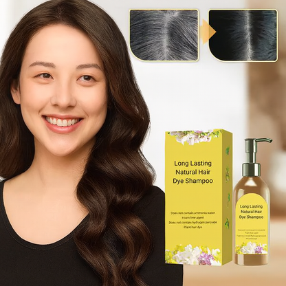 Japanese Long Lasting Natural Hair Dye Shampoo (Buy 1 Get 1 Free)